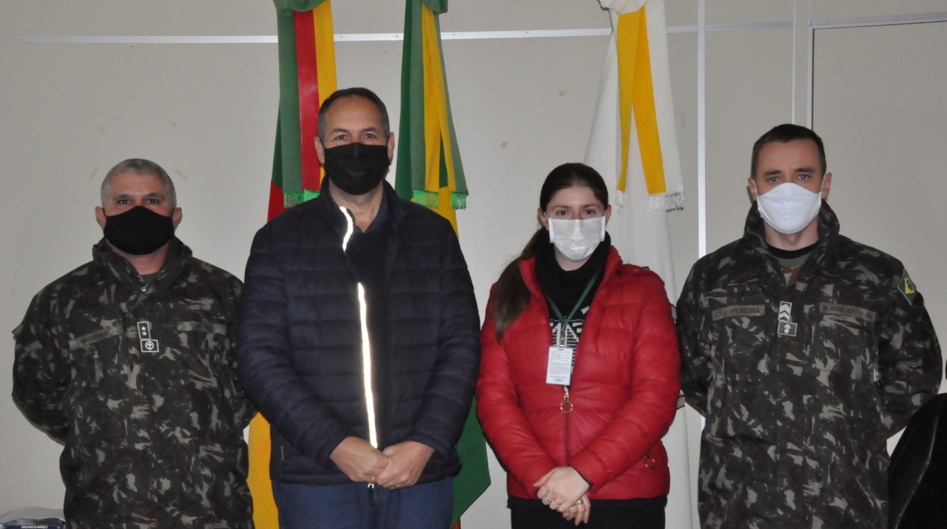 MUNICÍPIO RECEBEU VISITA DO COMANDO DO POSTO DE RECRUTAMENTO DO